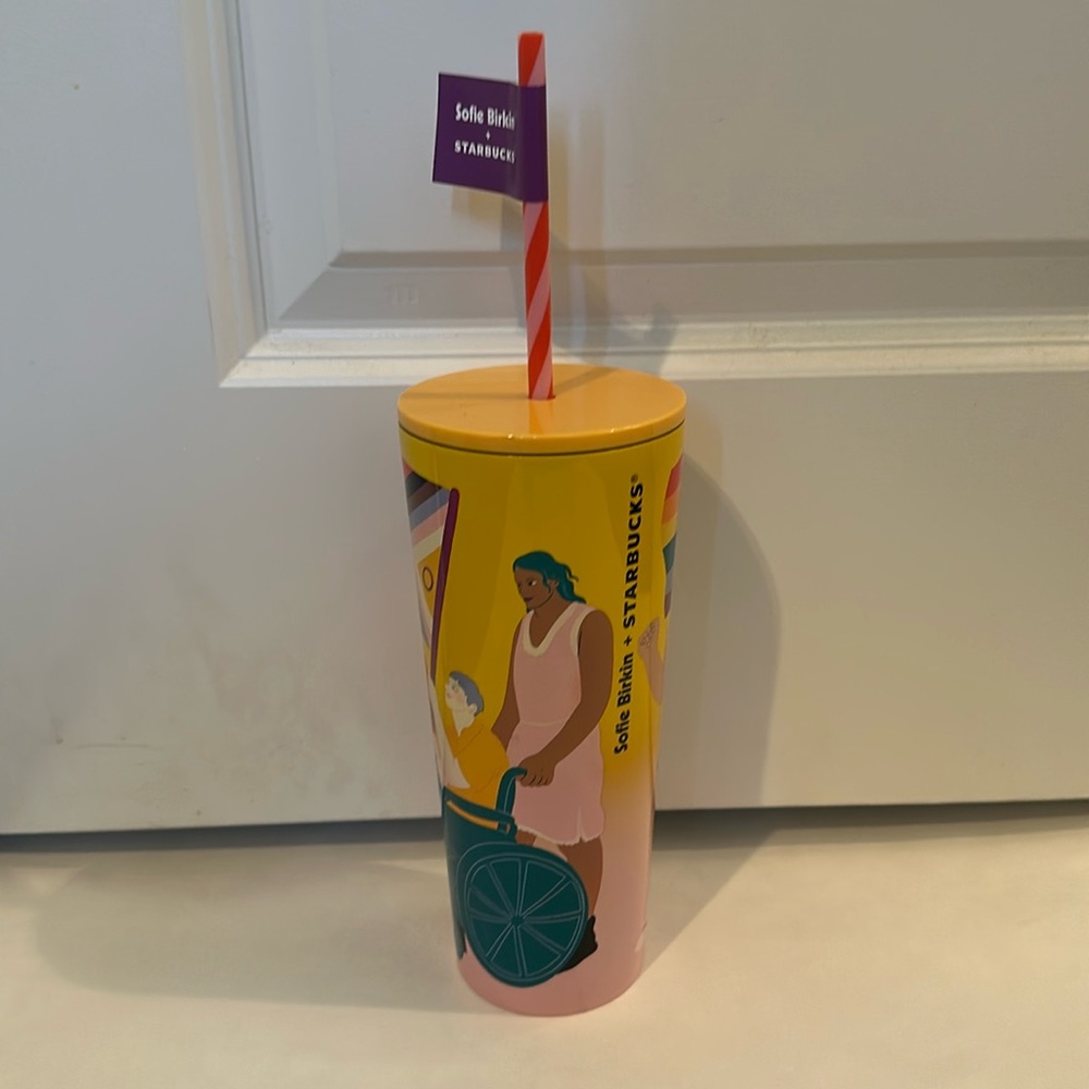 New Sofie Birkin Starbucks LGBTQ Pride Parade 24 ounce cup